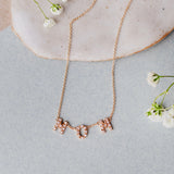 +Added Letter to Tiny Letter Necklace