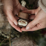 Nonna's Dome Ring med Rubiner