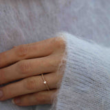 Not So Tiny Sparkle Ring med Champagnediamanter