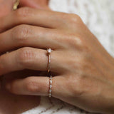 Not At All Tiny Sparkle Ring Med Sparkle Av Chokladdiamanter