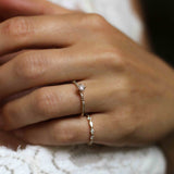 Not At All Tiny Sparkle Ring Med Sparkle Av Chokladdiamanter