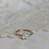 Klassisk Oval Diamantsolitär (Ny!)