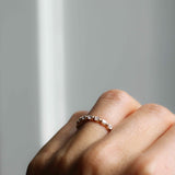 Oval Petite Diamond Band (1.0 CT) (Ny!)