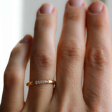 Petite Pavé Enough Ring