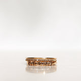 Mini Brigitte Ring Med Chokladdiamanter