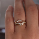 Not So Tiny Diamond Ring with Chocolate Diamond