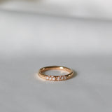 Tåring i äkta guld med diamanter