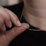 Tiny Letter Necklace