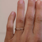 Jade Petite Ring Med Chokladdiamanter