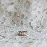 Old Fashioned Huggie with Emerald Cut Diamonds (0.75 CT) (New!)