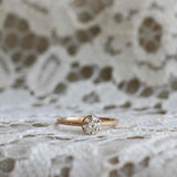 Vintageinspirerad Diamantsolitär