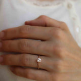Vintageinspirerad Diamantsolitär