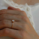 Vintageinspirerad Diamantsolitär