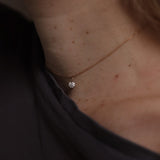 Bare Diamond Necklace