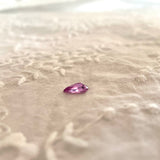 Finished: New Auction Alert: Gemstone Auction! Drop-Shaped, Untreated, Eye-Clean Fuchsia Pink Sapphire, 0.96 CT