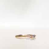Finished: Mini Baguette Brilliant Diamond Ring with Diamonds
