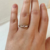Finished: Elise Ring with a Light Pink Morganite and Diamonds TWVS