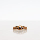 Greta Ring with Dark Chocolate Diamonds