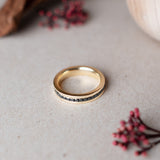 Sadeeh's Black Diamond Engagement Ring