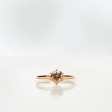 The Solitaire with Champagne Diamond