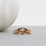 Finished: Tiny Little Sparkle Ring with Red Rubies and Diamonds TWVS