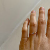 Finished: Not At All Tiny Ring with Light Pink Morganite